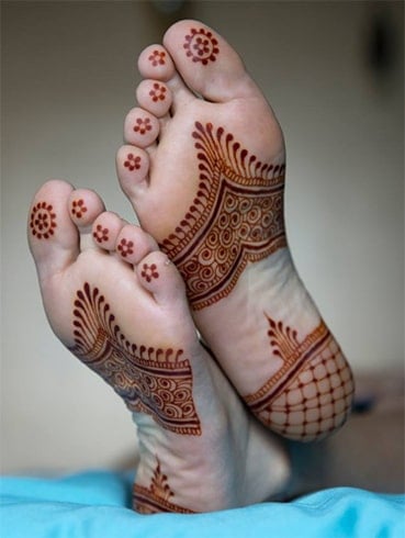 Foot Mehndi Designs
