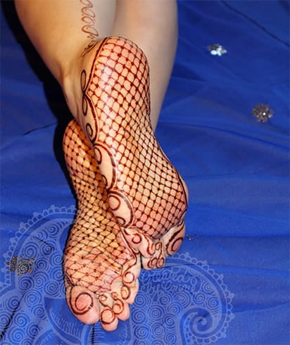 Latest Foot Mehndi Designs