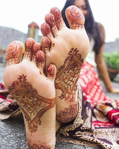 Mehndi Designs for Foot