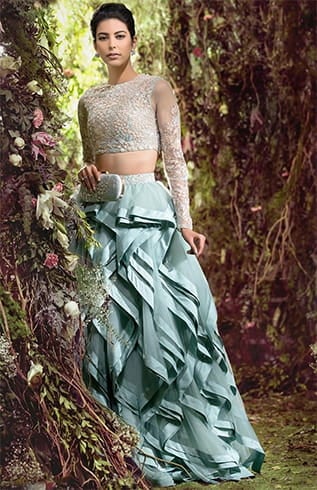 Multi-layered Lehenga