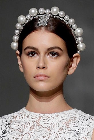 Pearl Halo Crown