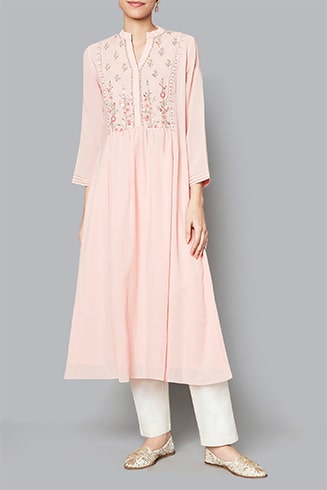 Pink Anarkali