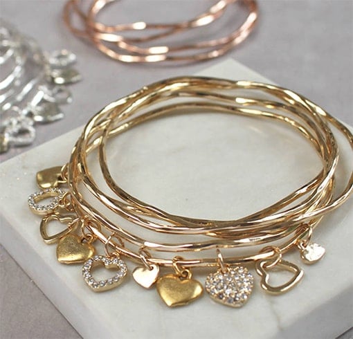 Charm Bangle Set