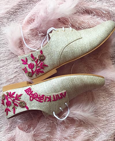 Embroidered Platforms