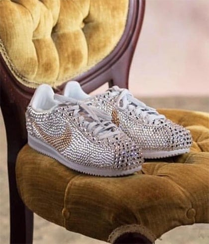 Fancy Rhinestone Sneakers