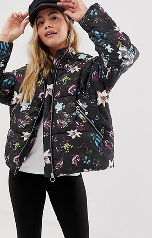 Floral Padded Jacket