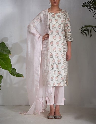 Floral Printed Kurta Set