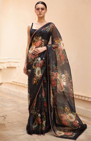 Floral Printed Saree