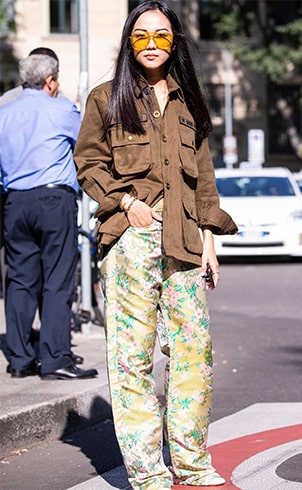 Floral Relaxed Trousers