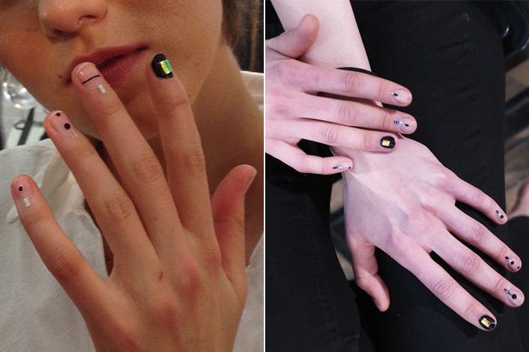 Korean Shadow Nails Trend