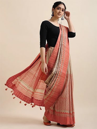 Linen Saree For Office