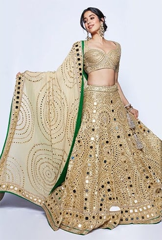 Manish Malhotra mirror work lehenga