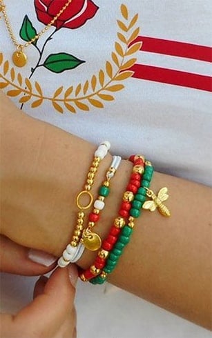 Multi-Colored Bracelet Set