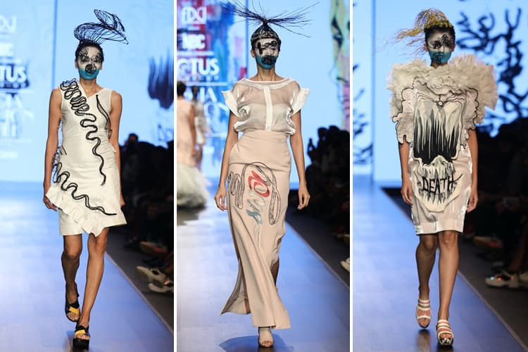 Nitin Bal Chauhan Lotus Makeup India Fashion Week Spring Summer 2020