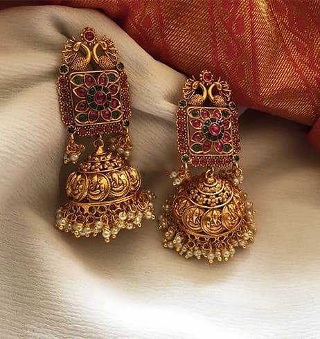 Square Jhumkas