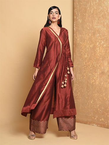 Angarakha Kurta with Palazzo Set