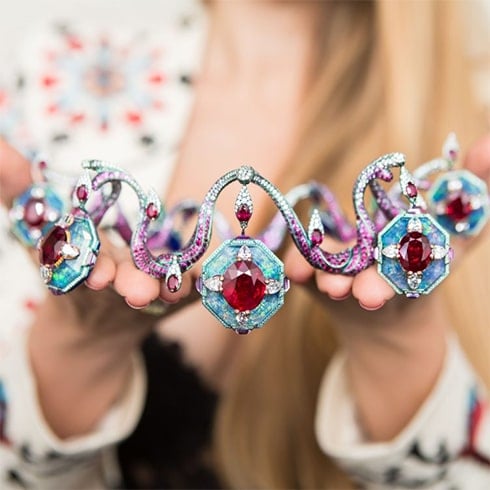 Multi-colored Statement Necklace