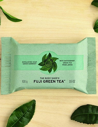 The Body Shop Fuji Green Tea Exfoliating Soap