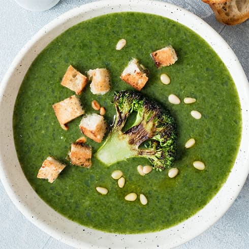 White Bean Parmesan Spinach Soup