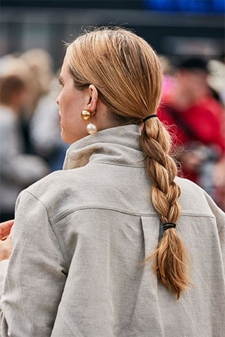 Double Band Braid Hairstyle