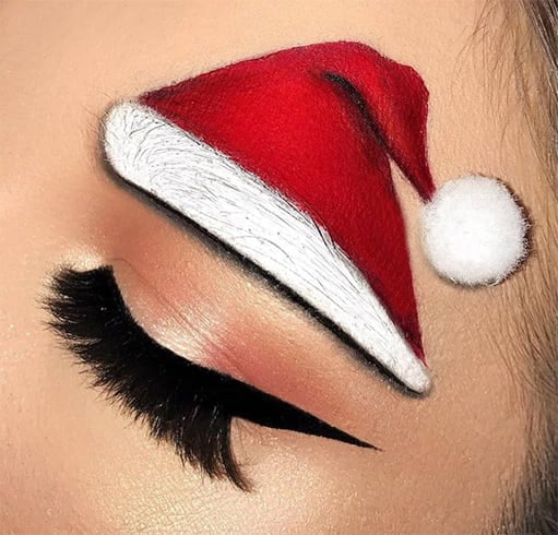 Eyebrows Makeup for Christmas