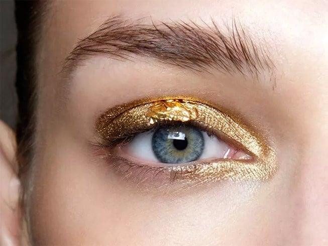 Gold Eye Makeup