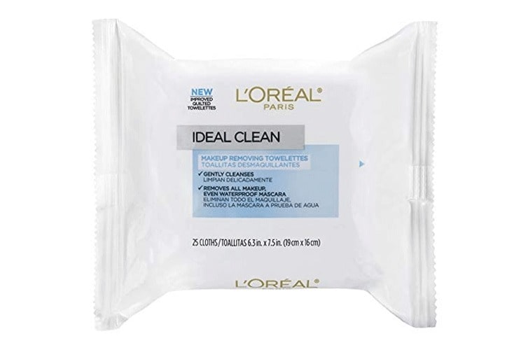 loreal parisl skin make up towelettes