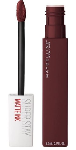 Get These Maroon Lipsticks In 2019 Because They Are Weirdly Flattering - Via Indian Fashion Blog with Latest Trends for Women – FashionLady 13 Maybelline Super Stay Matte Ink in Composer