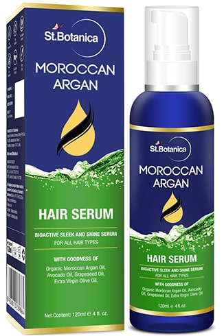 StBotanica Moroccan Argan Hair Serum Nourishing and Frizz Control Serum