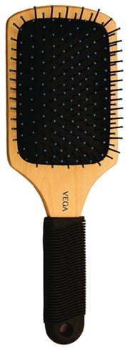 Brosse à cheveux en bois de la collection Premium Vega