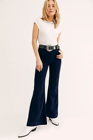 Wide Flared Trousers
