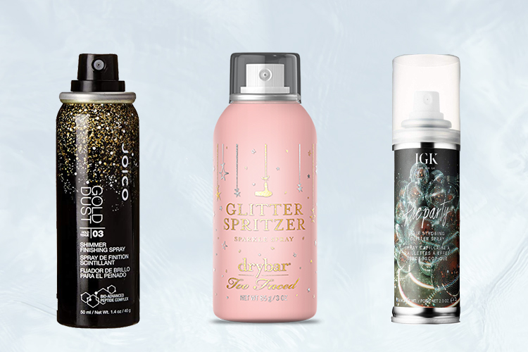 best glitter hairsprays for ridiculously sparkly hair bannar