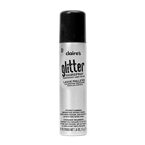 claire's glitter hairspray