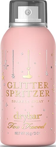 drybar x too faced glitter spritzer sparkle spray