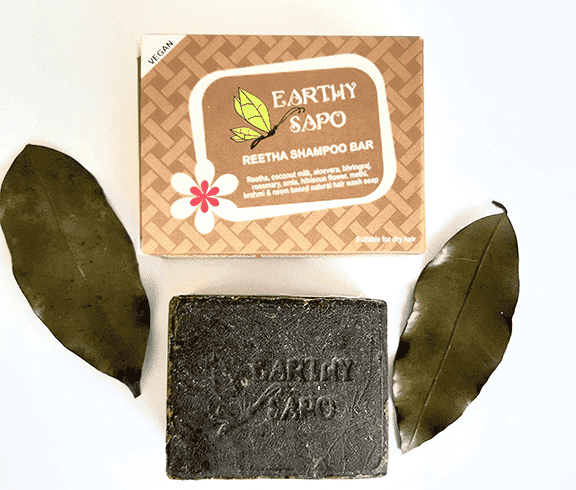 earthy sapo reetha shampoo bar