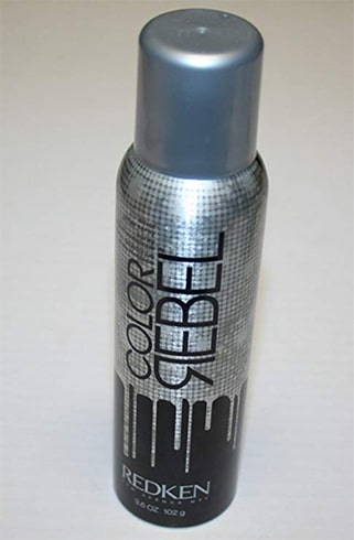 redken silver glitter spray