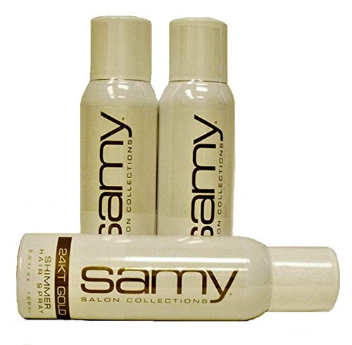 sammy salon collections 24 k gold hair spray