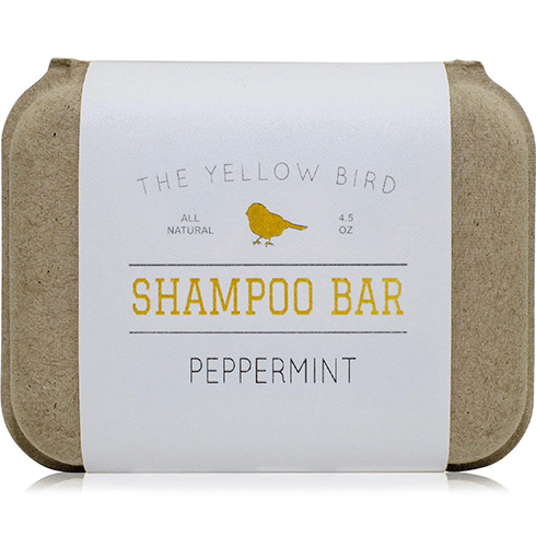 yellow bird shampoo bar