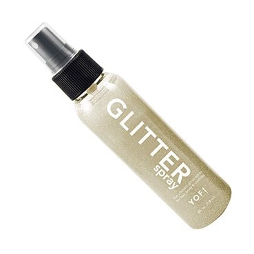 yofi cosmetics silver hair and body glitter spray