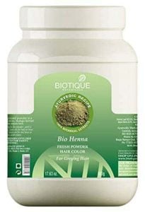 Biotique Bio Henna Fresh Powder Hair Color for Dark Hair