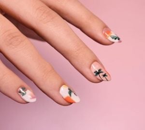 Palm Nail Art