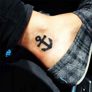 Anchor Foot Tattoo