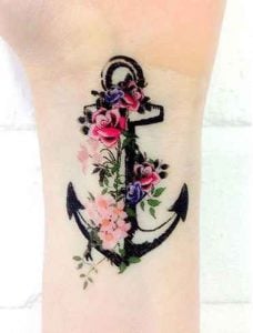 Anchor Replay Wrist Tattoo