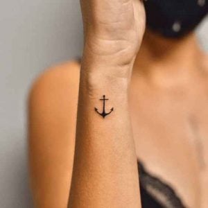 small anchor tattoo ink YouQueen girly tattoos  Small anchor tattoos  Small tattoos Best tattoo designs