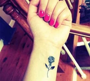 61 Small Rose Tattoos Designs for Men and Women