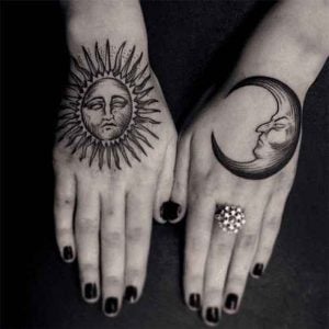 Sun & Moon Tattoo