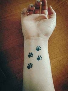 Wrist Tattoos for Pet Lovers